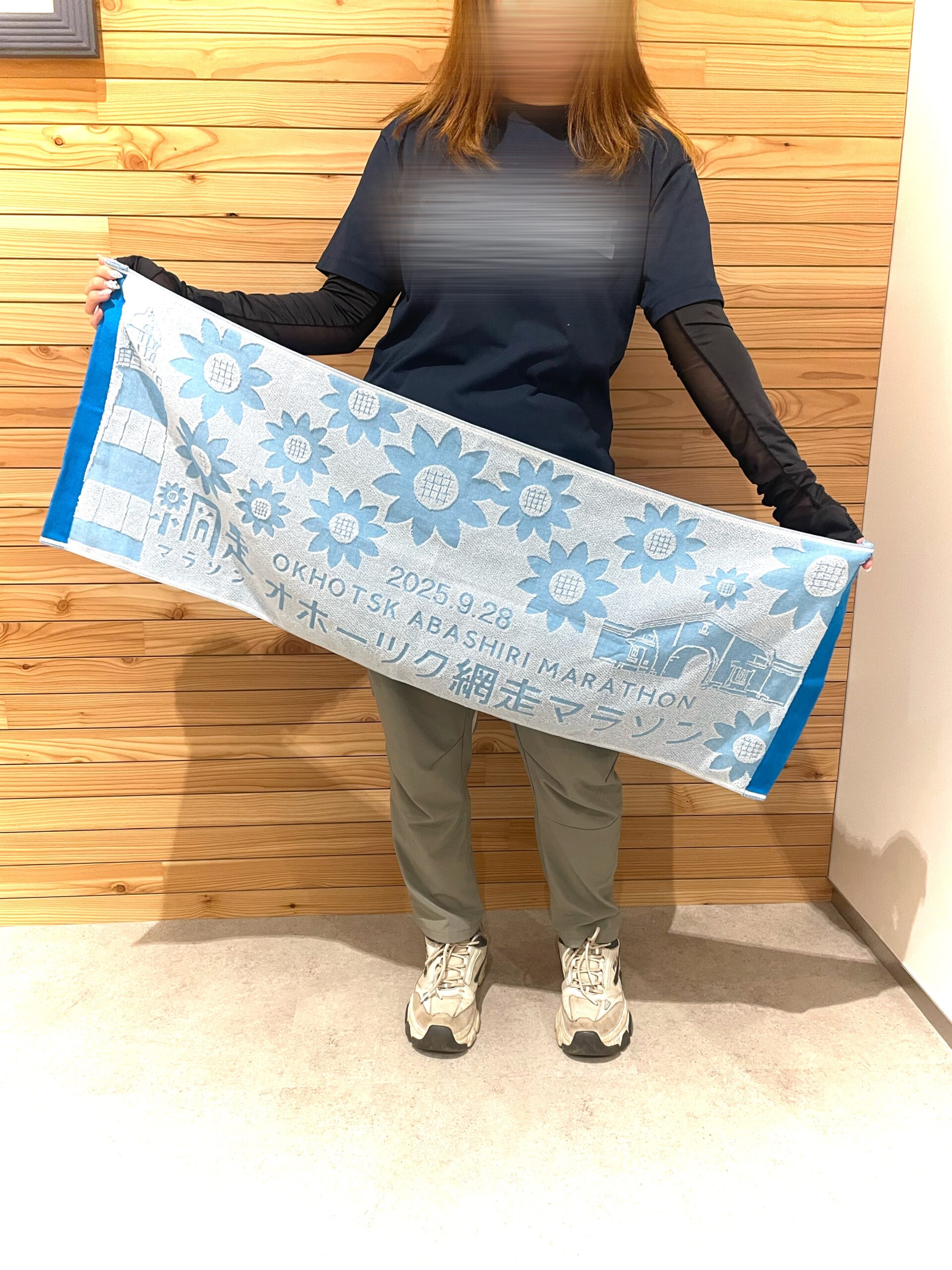 お知らせ】3㎞5㎞参加賞スポーツタオルのサンプルが出来上がりました